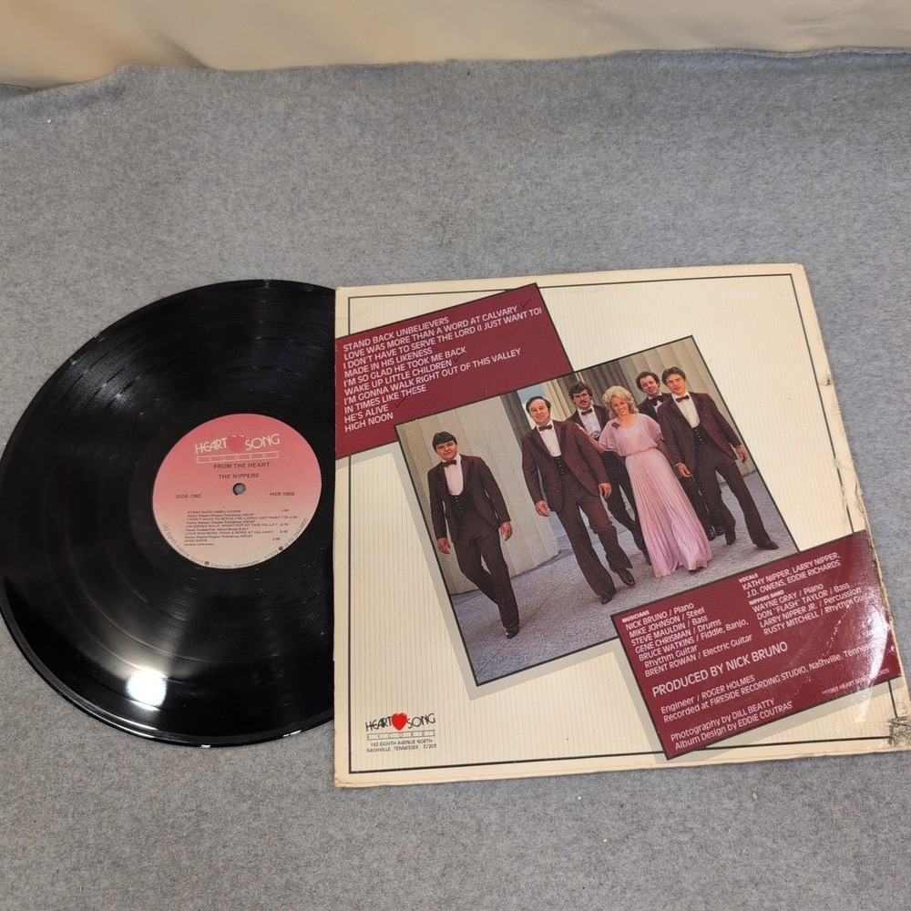 The Nippers From The Heart Vinyl LP Heart Song Records HSR-1006 Gospel Music - Picture 2 of 2